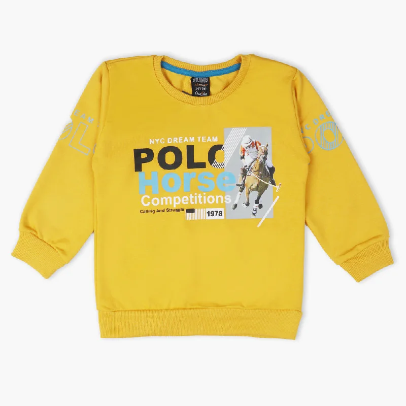 Boys Full Sleeves T-Shirt - Yellow