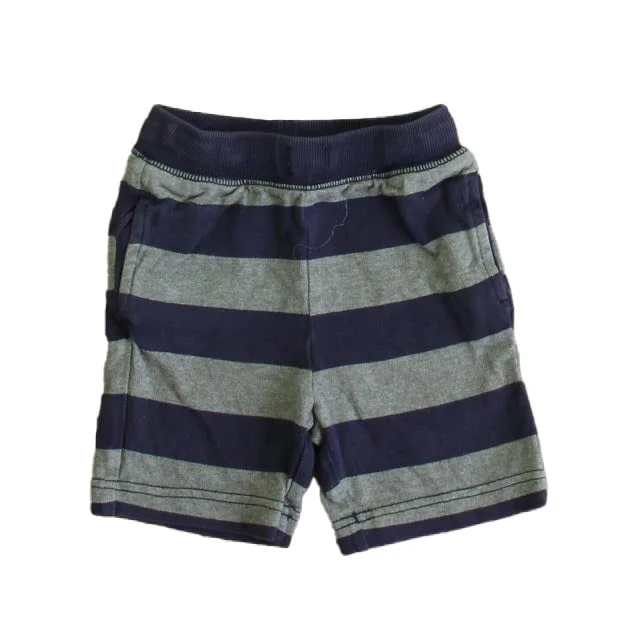 Hanna Andersson Boys Navy | Gray Strip Shorts