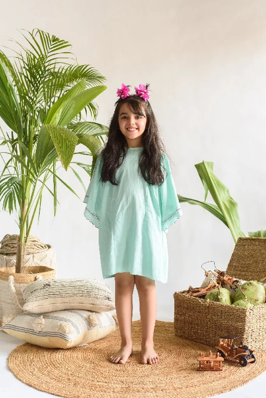 Pastoral Bow- Organic Cotton Dress For Girls