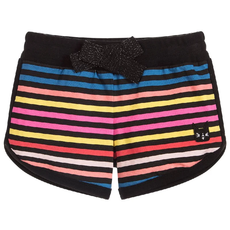 Girls Colorful Striped 'Anda' Shorts