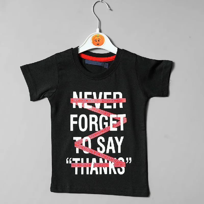 Typography Printed T-Shirt for Boys